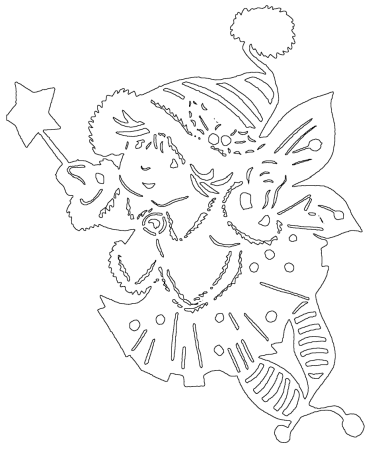 Вытынанки новогодние