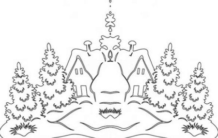Вытыканки на окна новогодние шары
