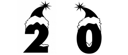 Трафареты цифры 2 на новый год (48 фото)