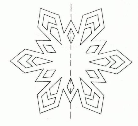 Трафареты Снеж Инка для вырезания