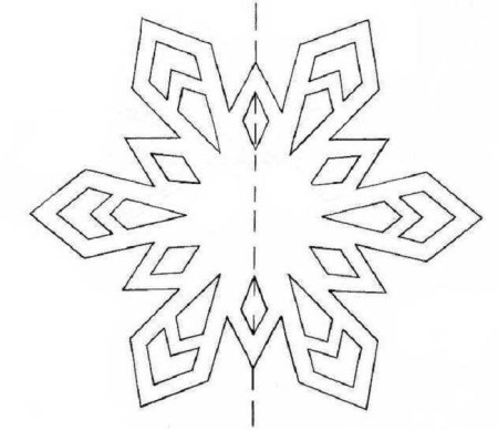 Трафареты Снеж Инка для вырезания