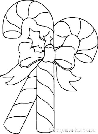 Новогодние ветраж на окна