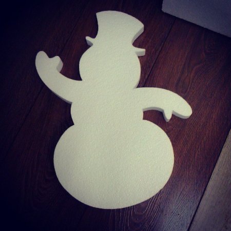 Фигурки из пенопласта на новый год