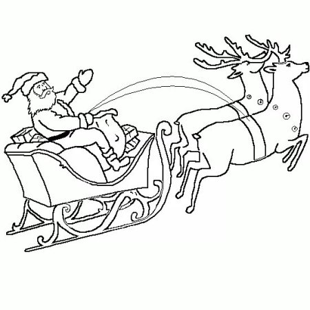 Новогодние украшения на окна сани