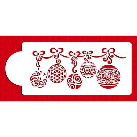 Новогодний трафарет для торта