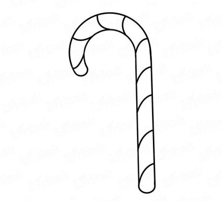 Трость трафарет