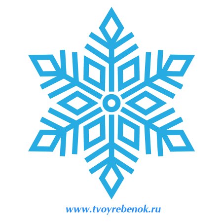 Снежинка 3д ручкой
