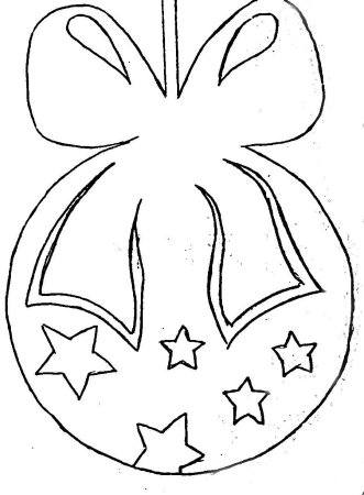 Трафареты на окна новогодние