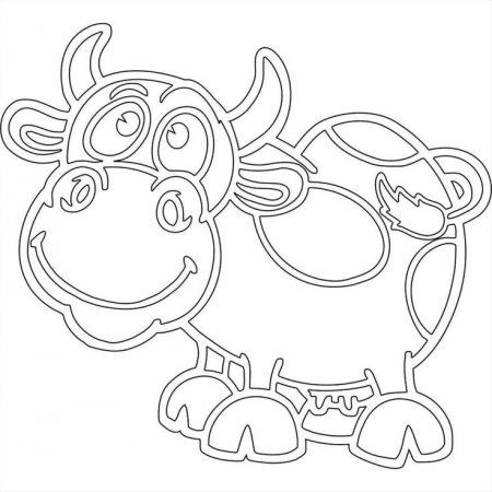 Вырезанки бычок символ 2021 года