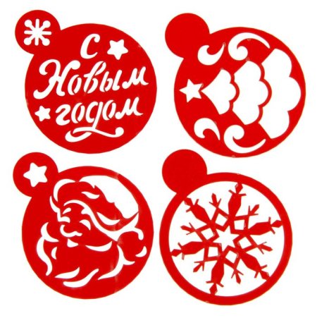 Трафарет кондитерский новогодний