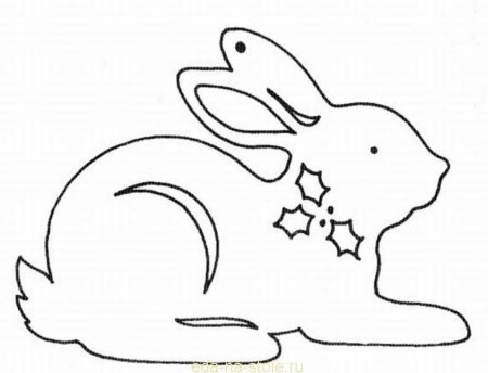 Новогодний Пингвин трафарет