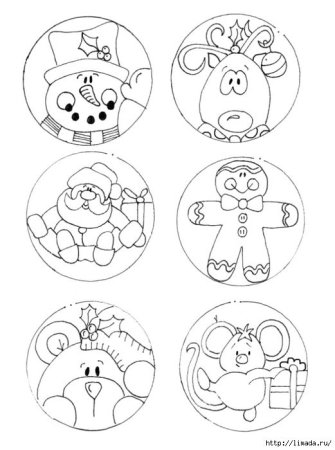 Новогодние узоры для выжигания