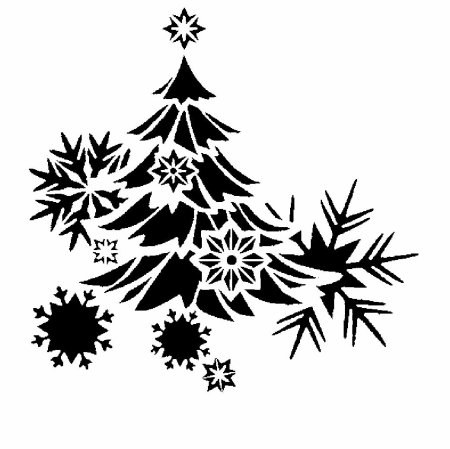 Трафарет "новогодний"