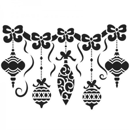 Трафареты для декора окон