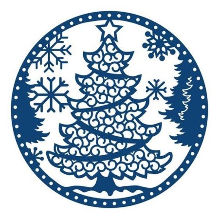 Трафарет "новогодний"