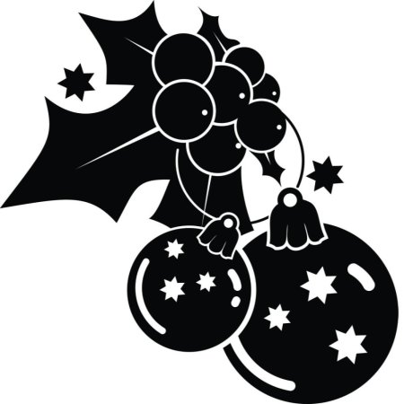 Новогодние силуэты на окна