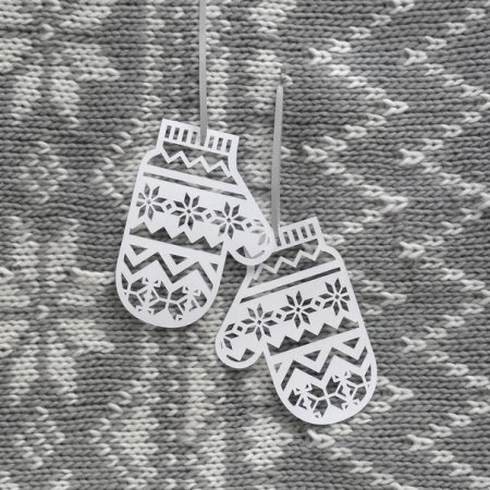 Украшения рукавички из бумаги