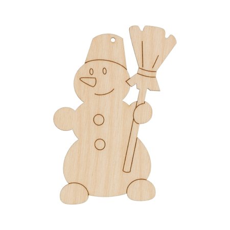 Снеговик из фанеры