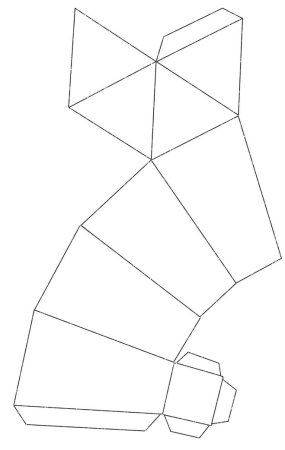 Фонарь из картона