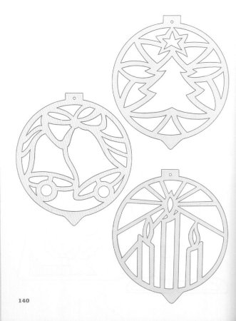 Чертеж новогодней игрушки