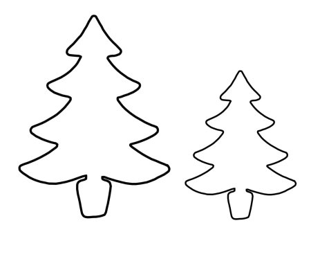 Шаблон елки