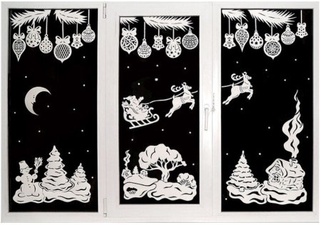 Трафарет "новогодний"