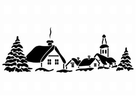Новогодние трафареты Ольги Качуровской