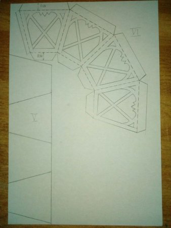Фонарь из фанеры чертежи