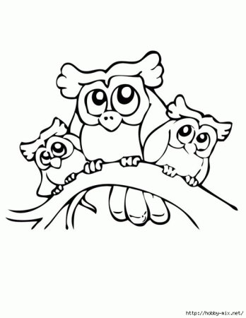 Новогодние украшения на окна Совы