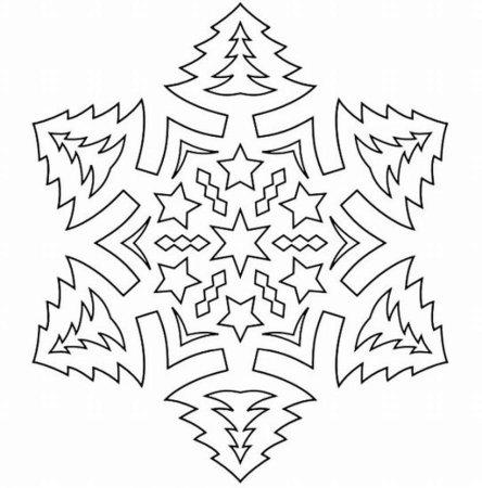 Трафарет на окно новый год