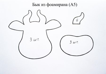 Символы года из фетра с выкройками