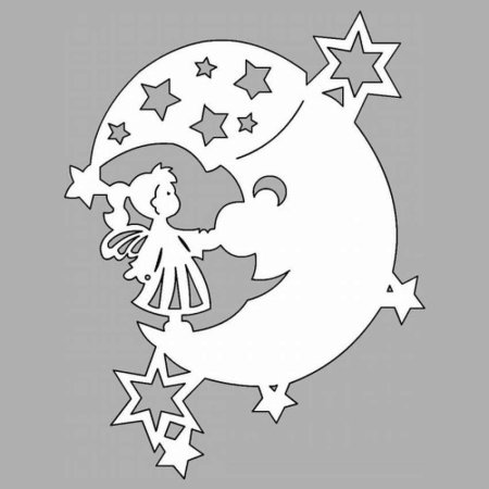 Трафареты для декора новогодние