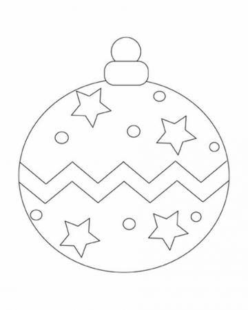 Елочные игрушки раскраска