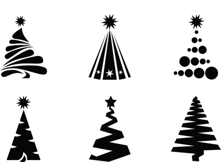 Елка силуэт