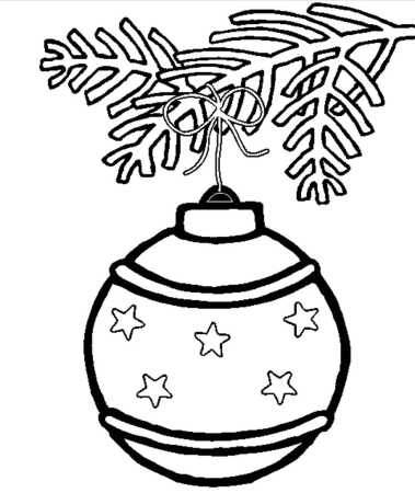 Елка раскраска