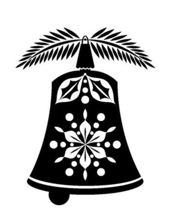 Колокольчик раскраска для детей