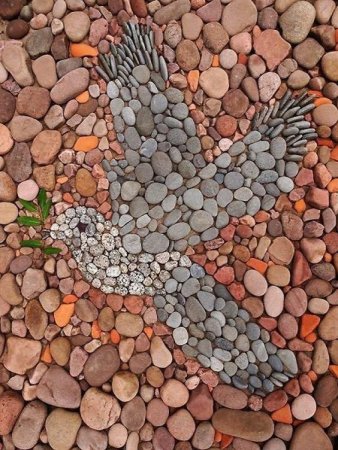 Мозаика из гальки