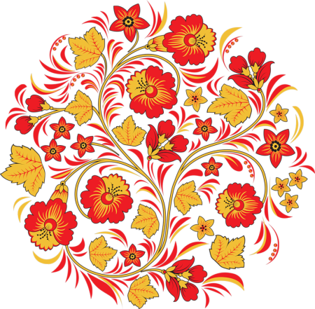 Русские народные росписи Хохломская