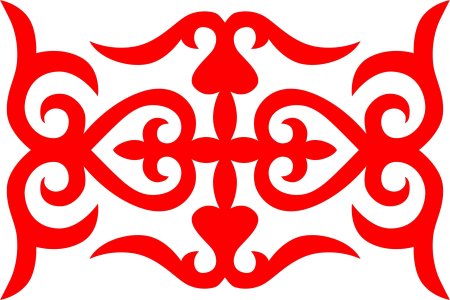Башкирский орнамент бараньи рога