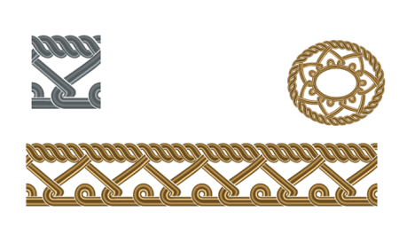 Грузинский орнамент Борджоли