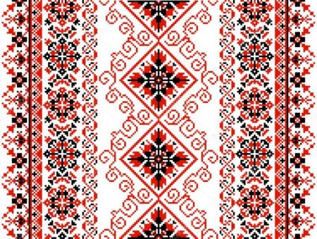Белорусский рушник вектор