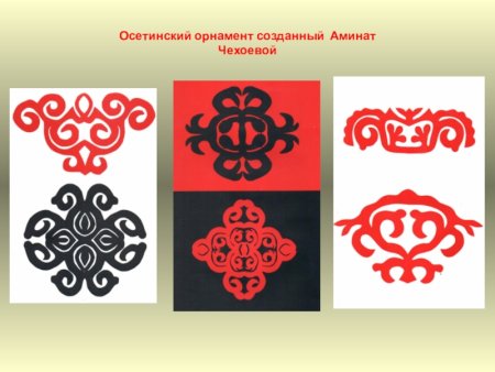 Осетинские национальные узоры