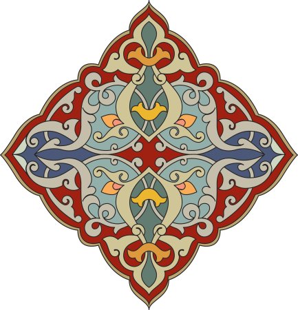 Арабский Багдади орнамент