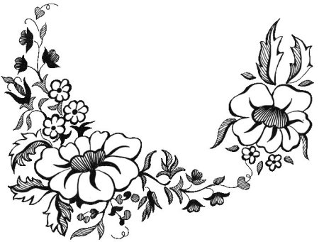Легкий цветочный орнамент (48 фото)