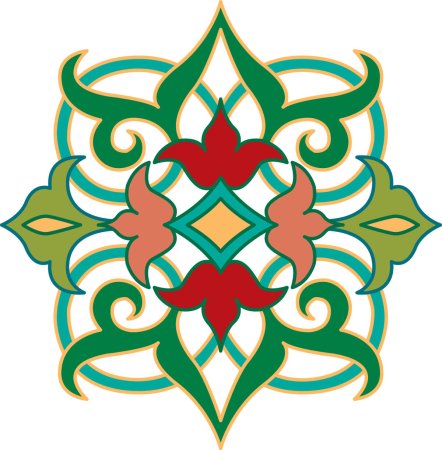 Тюльпан ЛАЛЭ татарский орнамент