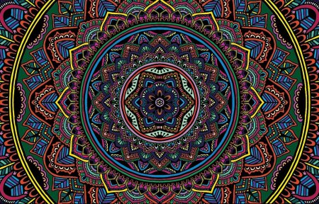 Орнамент Индия Мандала