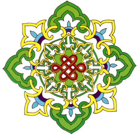 Калмыцкий орнамент Лотос