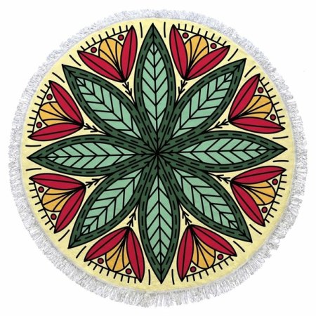 Декоративный орнамент в круге