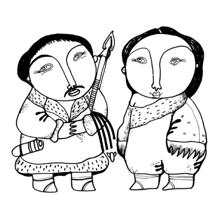 Рисование чукчи