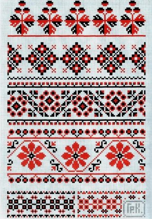 Белорусский народный орнамент рушник